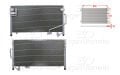 Mazda 323 F 1994-1998 Klima Radyatörü 626x311x16 (1.5, 1.8 Motor)