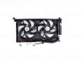 Peugeot Partner 1996 Sonrası Fan Motoru Davlumbazlı Tesisatlı Çiftli (340mm)