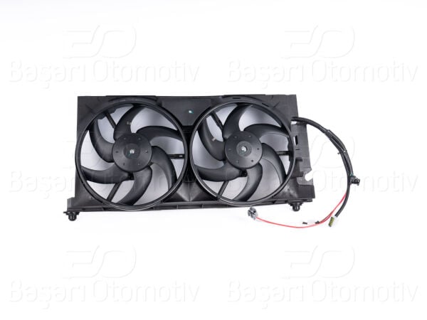 Peugeot Partner 1996 Sonrası Fan Motoru Davlumbazlı Tesisatlı Çiftli (340mm)