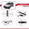 Volkswagen Caddy 3 (2K) 2003-2010 Arası ile Uyumlu BASIC Model Ara Atkı Tavan Barı Gri 2 Adet