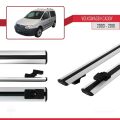 Volkswagen Caddy 3 (2K) 2003-2010 Arası ile Uyumlu BASIC Model Ara Atkı Tavan Barı Gri 2 Adet