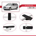 Kia Sedona 2 (VQ) 2006-2012 Arası ile Uyumlu BASIC Model Ara Atkı Tavan Barı Siyah 3 Adet