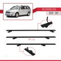 Kia Sedona 2 (VQ) 2006-2012 Arası ile Uyumlu BASIC Model Ara Atkı Tavan Barı Siyah 3 Adet