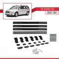 Kia Sedona 2 (VQ) 2006-2012 Arası ile Uyumlu BASIC Model Ara Atkı Tavan Barı Siyah 3 Adet