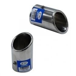 Volkswagen Jetta 1.6 TDİ Uyumlu Yedek Parça Vidalı Krom Egzoz Ucu 100-002