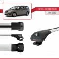 Toyota Sienna 3 (XL30) 2011-2020 Arası ile Uyumlu ACE-1 Ara Atkı Tavan Barı Gri 3 Adet