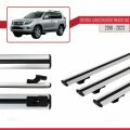 Toyota Land Cruiser Prado (J150) 2010-2023 Arası ile Uyumlu BASIC Model Ara Atkı Tavan Barı Gri 3 Adet