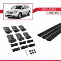 Dodge Journey 2008 ve Sonrası ile Uyumlu FLY Model Ara Atkı Tavan Barı Siyah 3 Adet
