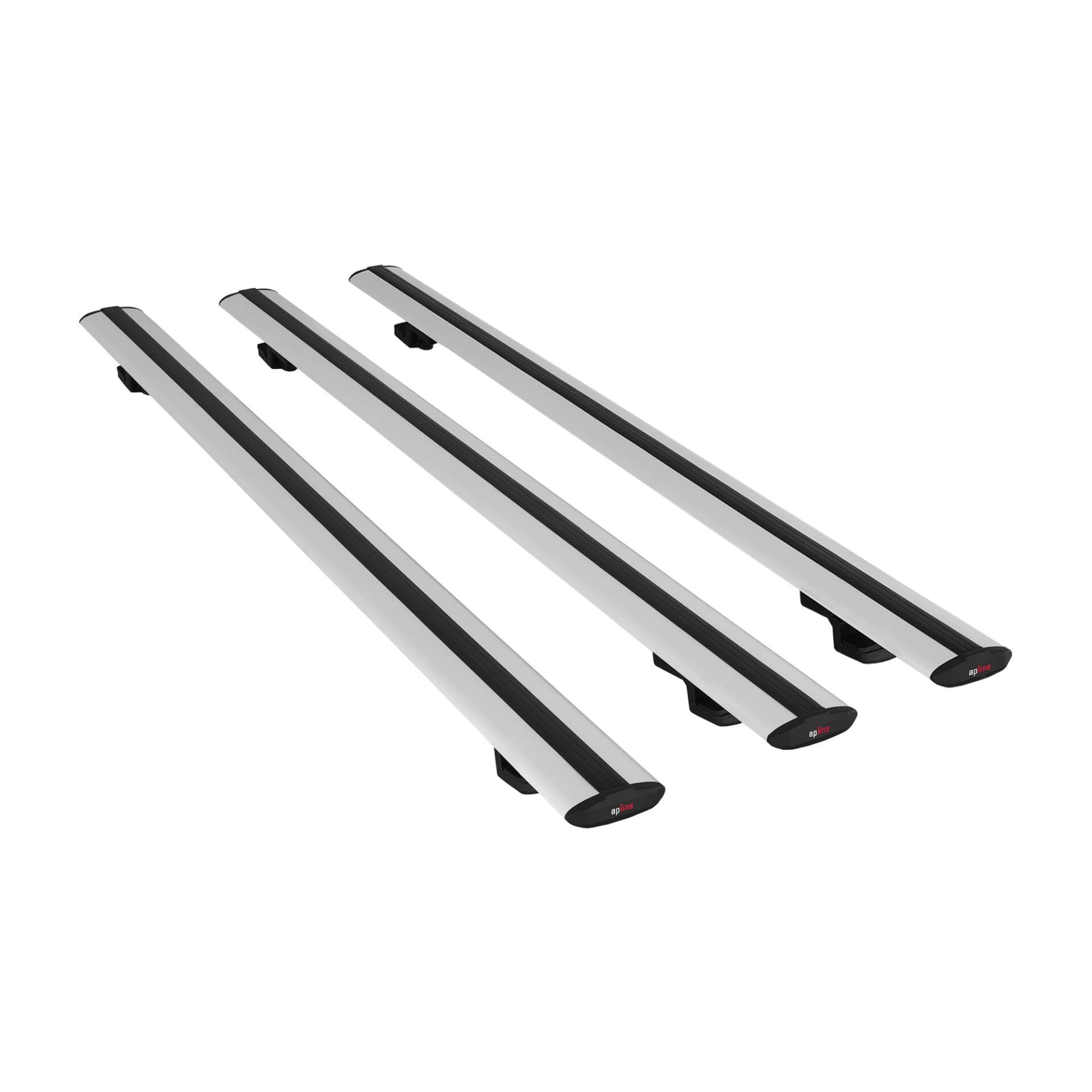 Toyota Land Cruiser Prado (J150) 2010-2023 Arası ile Uyumlu BASIC Model Ara Atkı Tavan Barı Gri 3 Adet
