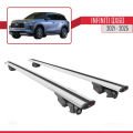 Infiniti QX60 2021 ve Sonrası ile Uyumlu HOOK Model Ara Atkı Tavan Barı Gri 2 Adet