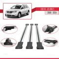 Dodge Journey 2008 ve Sonrası ile Uyumlu FLY Model Ara Atkı Tavan Barı Gri 3 Adet
