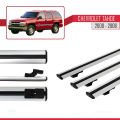 Chevrolet Tahoe 2000-2006 Arası ile Uyumlu BASIC Model Ara Atkı Tavan Barı Gri 3 Adet