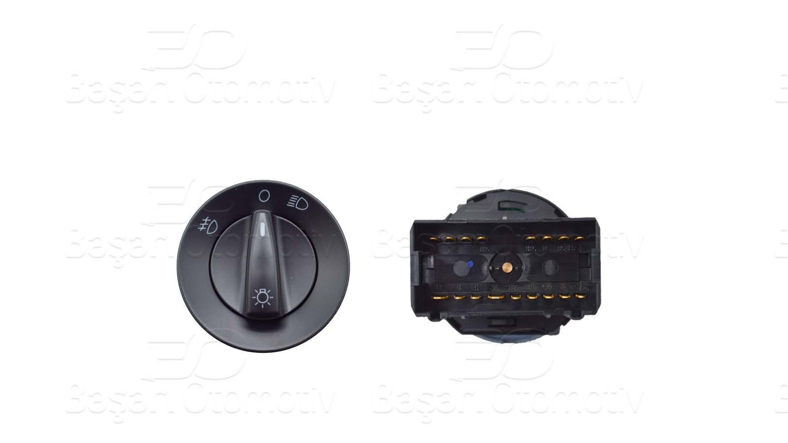 Volkswagen Golf Bora Skoda Octavia Audi A6 1997 ve Sonrası Uyumlu Far Anahtarı