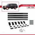 Chevrolet Tahoe 1995-2000 Arası ile Uyumlu BASIC Model Ara Atkı Tavan Barı Siyah 3 Adet