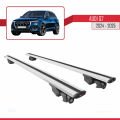 Audi Q7 2024 ve Sonrası ile Uyumlu HOOK Model Ara Atkı Tavan Barı Gri 2 Adet