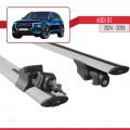 Audi Q7 2024 ve Sonrası ile Uyumlu HOOK Model Ara Atkı Tavan Barı Gri 2 Adet