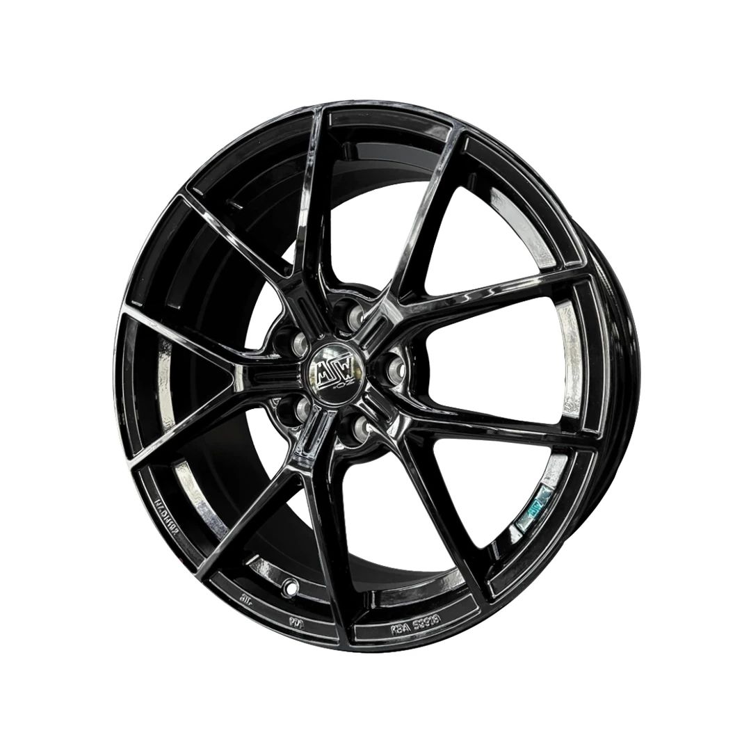 MSW P1 8x18 5x114,3 ET-45 Gloss Black-18L8 Takım Jant (4 Adet)