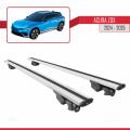 Acura ZDX 2024 ve Sonrası ile Uyumlu HOOK Model Ara Atkı Tavan Barı Gri 2 Adet
