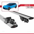 Acura ZDX 2024 ve Sonrası ile Uyumlu HOOK Model Ara Atkı Tavan Barı Gri 2 Adet