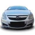 Opel Corsa D 2011 - 13 Custom Uyumlu Yedek Parça Ön Lip Plastik Boyasız