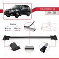 Subaru Forester 4 (SJ) 2014-2018 Arası ile Uyumlu FLY Model Ara Atkı Tavan Barı Gri 2 Adet