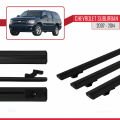Chevrolet Suburban  2007-2014 Arası ile Uyumlu BASIC Model Ara Atkı Tavan Barı Siyah 3 Adet