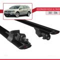 Volkswagen Passat B7 (3C) Alltrack 2012-2014 Arası ile Uyumlu HOOK Model Ara Atkı Tavan Barı Siyah 2 Adet