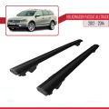 Volkswagen Passat B7 (3C) Alltrack 2012-2014 Arası ile Uyumlu HOOK Model Ara Atkı Tavan Barı Siyah 2 Adet