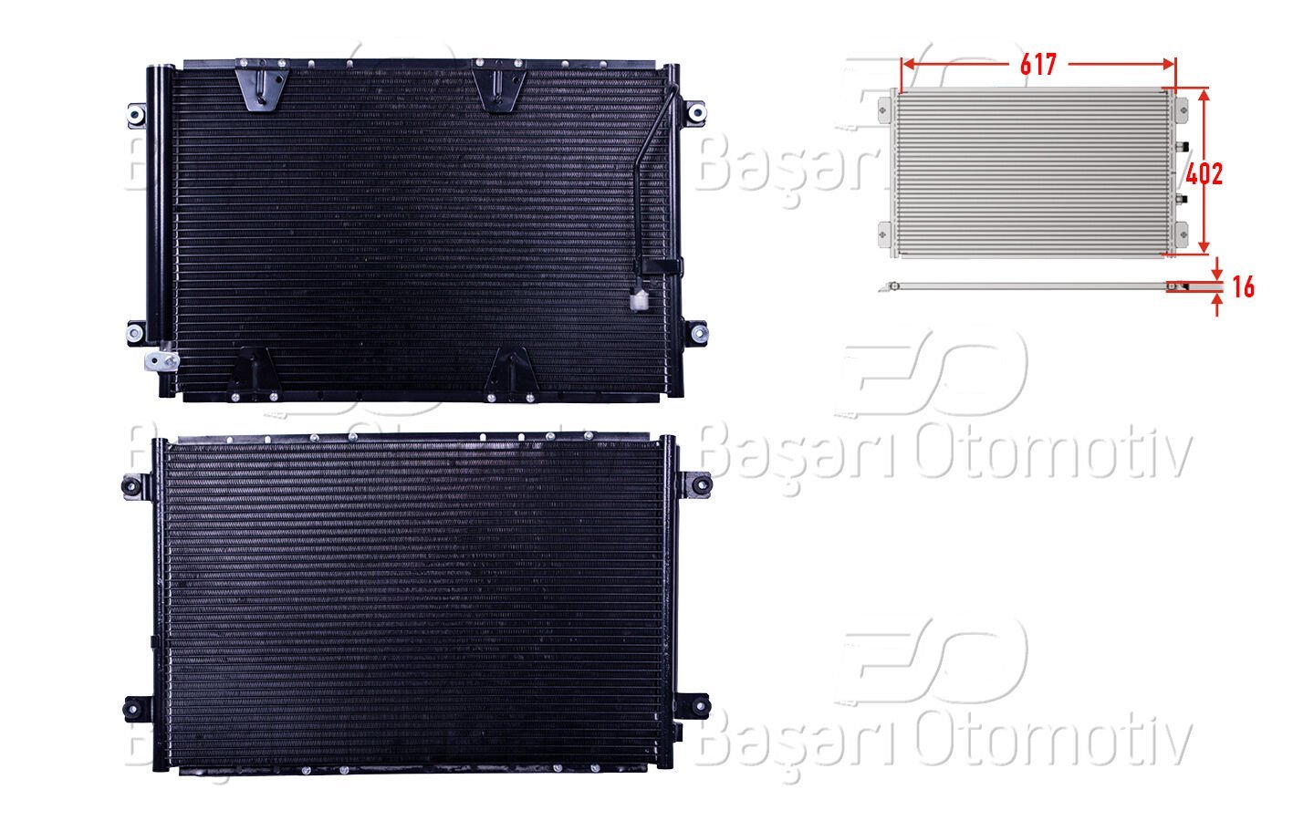 Suzuki Grand Vitara 1.6 2.0HDI 2.5 V6 2.7 1998-2003 Klima Radyatörü