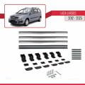 Lada Largus 2012 ve Sonrası ile Uyumlu BASIC Model Ara Atkı Tavan Barı Gri 3 Adet
