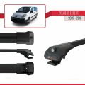 Peugeot Expert 2 2007-2016 Arası ile Uyumlu ACE-1 Ara Atkı Tavan Barı Siyah 3 Adet
