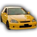 Honda Civic Uyumlu Yedek Parça 1999-2001 Type-R Ön Ek Plastik Boyasız