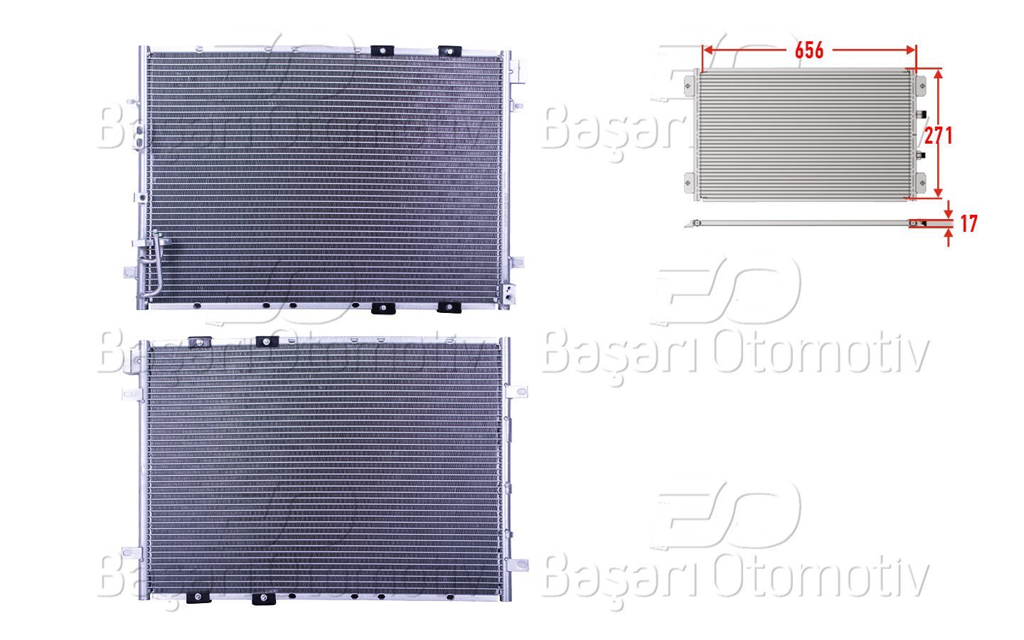 Kia Sorento 2002-2006 Uyumlu Klima Radyatörü