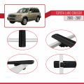 Toyota Land Cruiser (J100) 2003-2007 Arası ile Uyumlu BASIC Model Ara Atkı Tavan Barı Siyah 3 Adet
