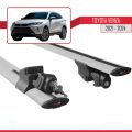 Toyota Venza 2021-2024 Arası ile Uyumlu HOOK Model Ara Atkı Tavan Barı Gri 2 Adet