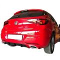 Opel Astra K Hb 2016 - 19 Uyumlu Yedek Parça Custom Difüzör Plastik Boyasız