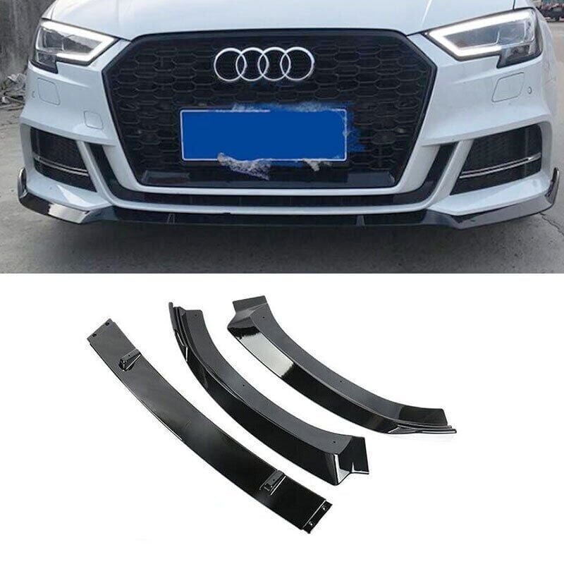 Audi A3 Uyumlu Yedek Parça 3 Parça Ön Lip