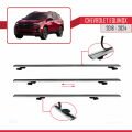 Chevrolet Equinox 2018-2024 Arası ile Uyumlu BASIC Model Ara Atkı Tavan Barı Gri 3 Adet