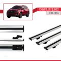 Chevrolet Equinox 2018-2024 Arası ile Uyumlu BASIC Model Ara Atkı Tavan Barı Gri 3 Adet
