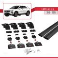 Cadillac XT4 2019-2025 Arası ile Uyumlu ACE-2 Ara Atkı Tavan Barı Siyah 2 Adet