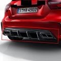 Mercedes W176 A45 Amg Uyumlu Yedek Parça  Arka Tampon Difüzörü