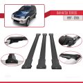 Daihatsu Terios (J100) 1997-2005 Arası ile Uyumlu FLY Model Ara Atkı Tavan Barı Siyah 3 Adet