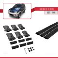 Daihatsu Terios (J100) 1997-2005 Arası ile Uyumlu FLY Model Ara Atkı Tavan Barı Siyah 3 Adet