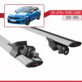 Opel Astra L Sports Tourer 2021-2024 Arası ile Uyumlu HOOK Model Ara Atkı Tavan Barı Gri 2 Adet