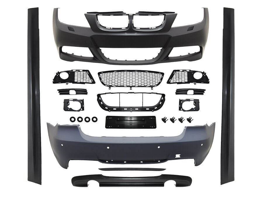 Bmw E90 M-Tech 2005-2008 Ç.Çıkış Difüzörlü Uyumlu Yedek Parça Body Kit