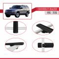 Chevrolet Blazer 1995-2005 Arası ile Uyumlu BASIC Model Ara Atkı Tavan Barı Siyah 3 Adet