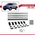 Chevrolet Blazer 1995-2005 Arası ile Uyumlu BASIC Model Ara Atkı Tavan Barı Gri 3 Adet