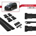 Skoda Roomster 2006-2015 Arası ile Uyumlu FLY Model Ara Atkı Tavan Barı Siyah 2 Adet
