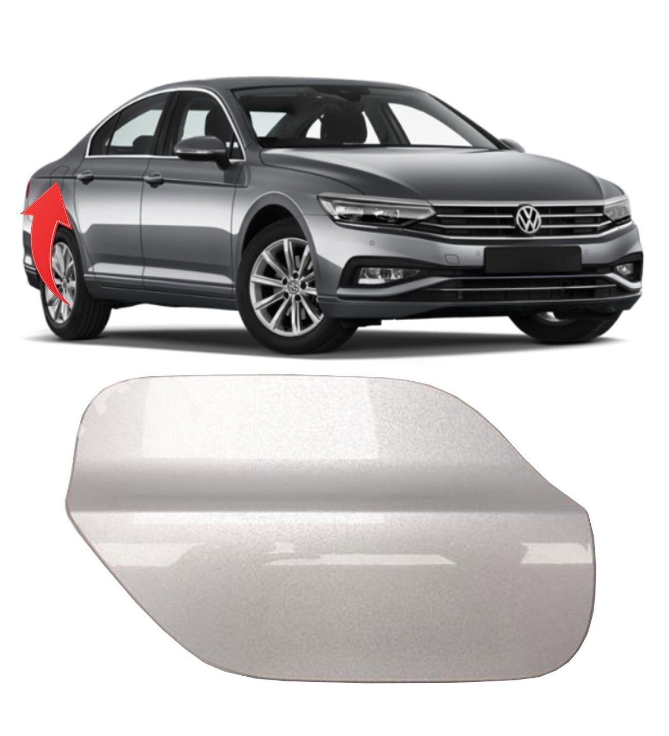 Volkswagen Passat B8.5 2018 ve Sonrası Uyumlu Yakıt Depo Kapağı