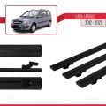 Lada Largus 2012 ve Sonrası ile Uyumlu BASIC Model Ara Atkı Tavan Barı Siyah 3 Adet